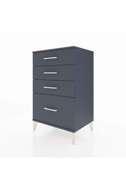 Hyperion Komodin 4 Çekmeceli 60x44x96 Antrasit-Antrasit