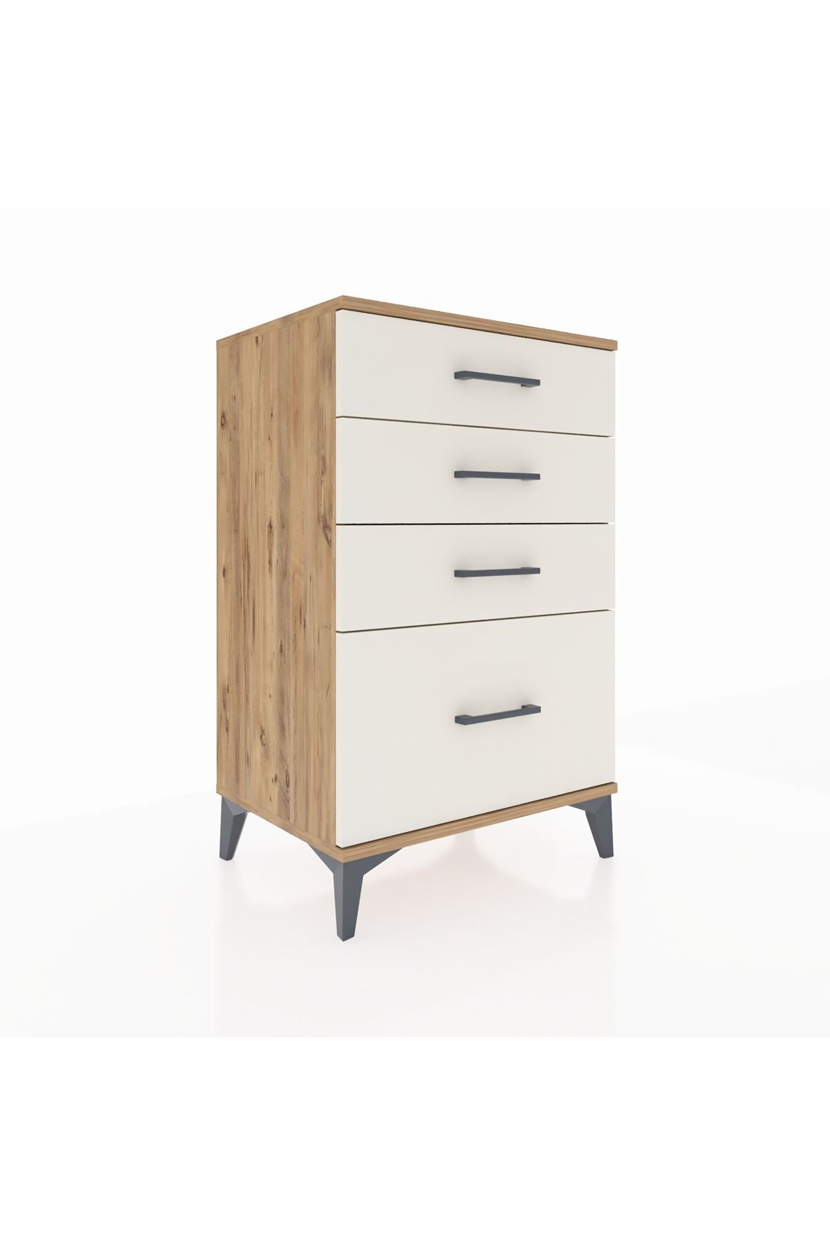 Hyperion Komodin 4 Çekmeceli 60x44x96 Çam-Aytaşı