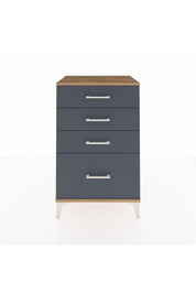 Hyperion Komodin 4 Çekmeceli 60x44x96 Çam-Antrasit