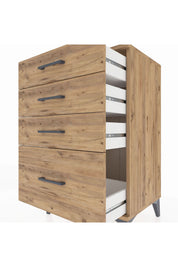 Hyperion Komodin 4 Çekmeceli 60x44x96 Çam-Çam