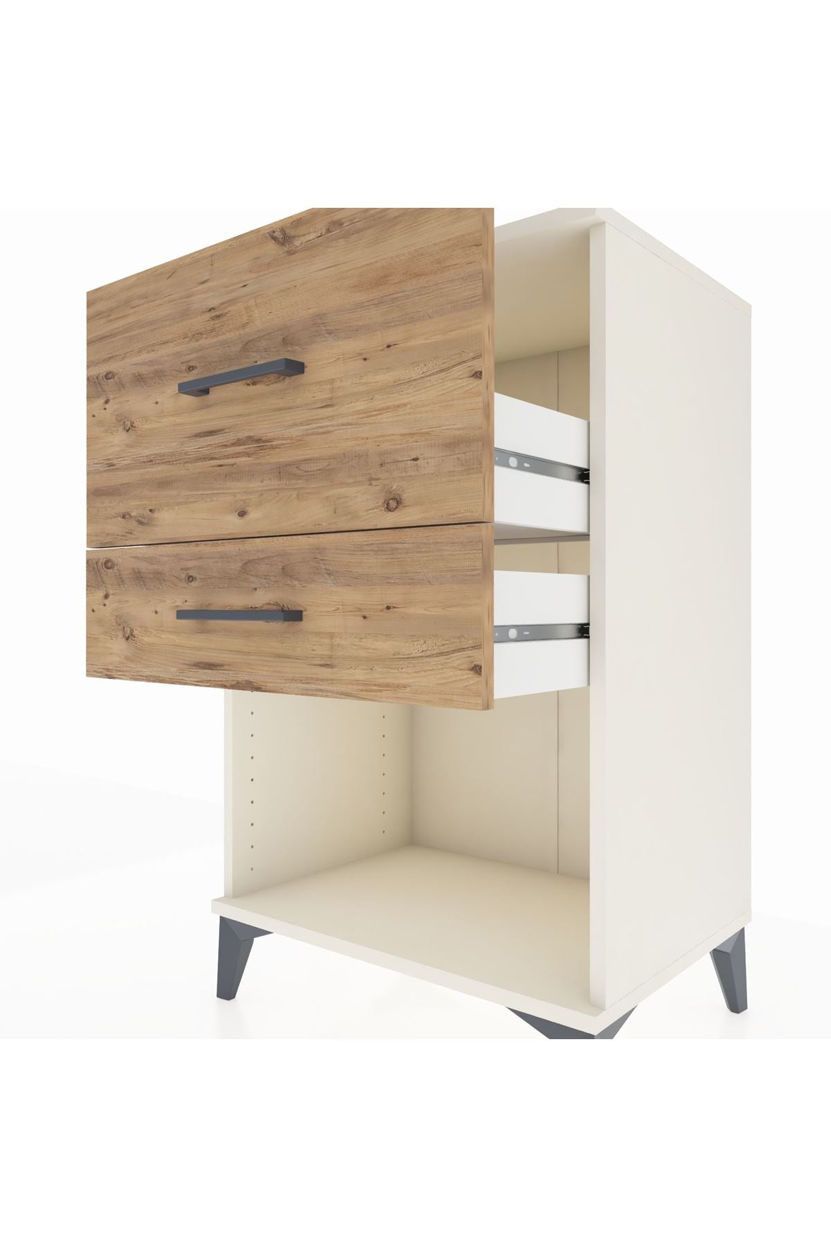 Hyperion Komodin 2 Çekmeceli 60x44x96 Aytaşı-Çam
