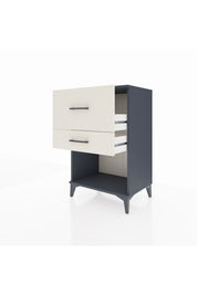 Hyperion Komodin 2 Çekmeceli 60x44x96 Antrasit-Aytaşı
