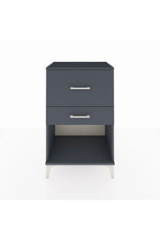 Hyperion Komodin 2 Çekmeceli 60x44x96 Antrasit-Antrasit