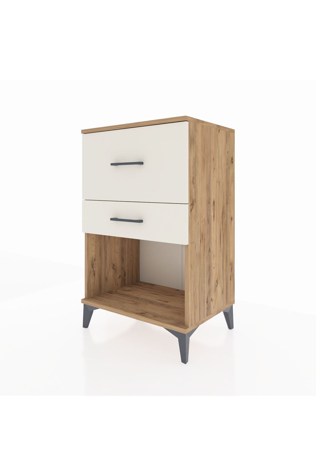 Hyperion Komodin 2 Çekmeceli 60x44x96 Çam-Aytaşı