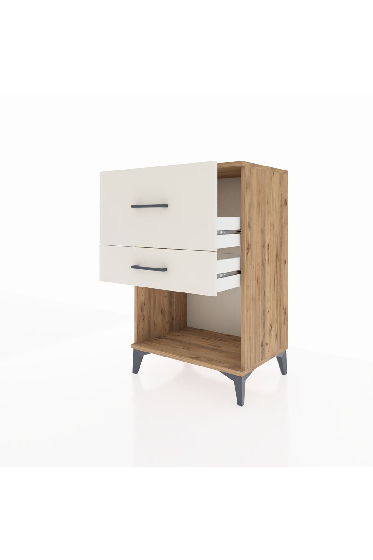 Hyperion Komodin 2 Çekmeceli 60x44x96 Çam-Aytaşı