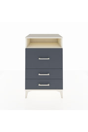 Hyperion Komodin Tek Raflı 3 Çekmeceli 60x44x96 Aytaşı-Antrasit