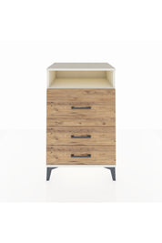 Hyperion Komodin Tek Raflı 3 Çekmeceli 60x44x96 Aytaşı-Çam