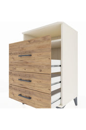 Hyperion Komodin Tek Raflı 3 Çekmeceli 60x44x96 Aytaşı-Çam