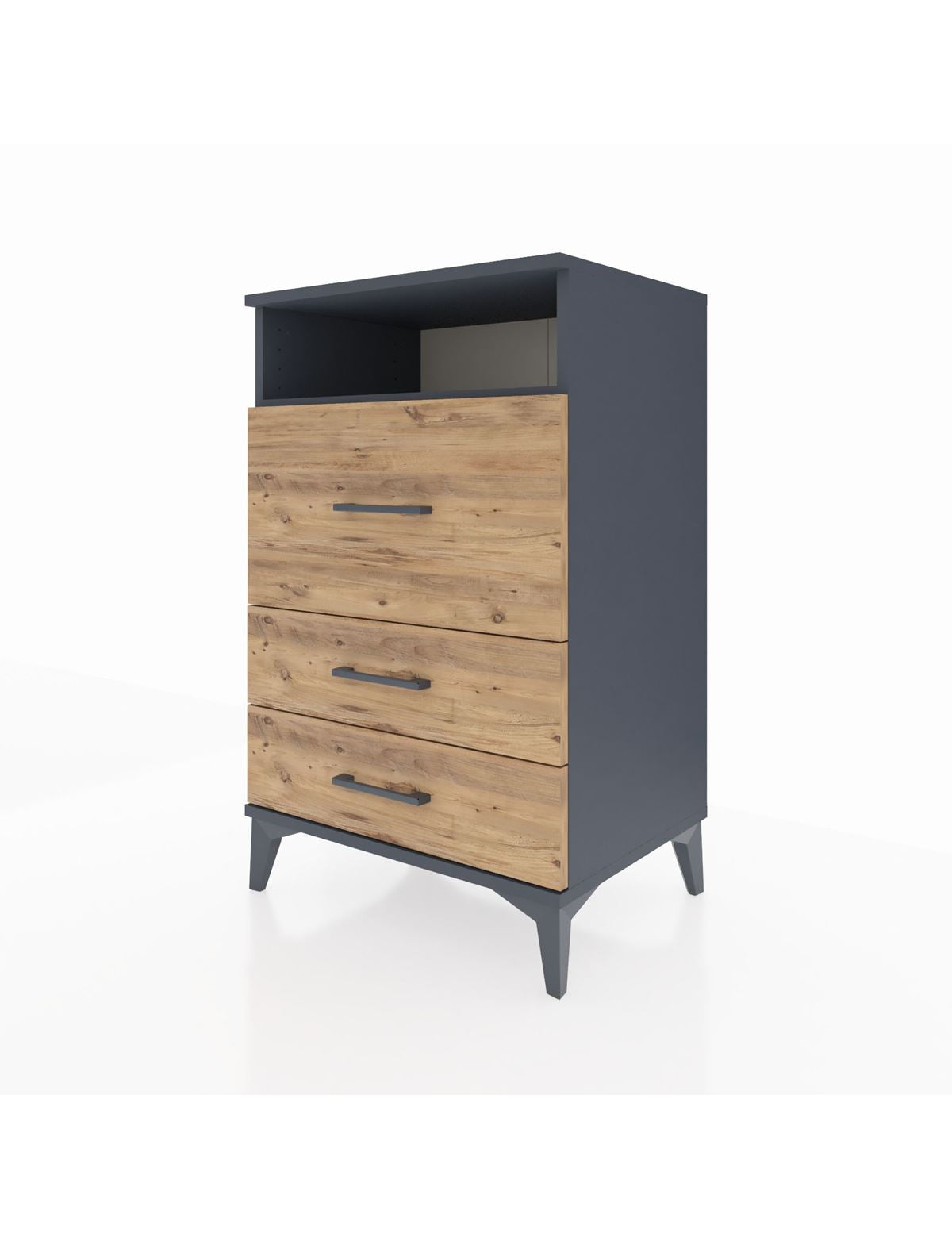 Hyperion Komodin Tek Raflı 3 Çekmeceli 60x44x96 - S47M009V6B