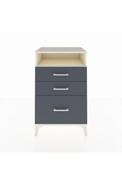 Hyperion Komodin Tek Raflı 3 Çekmeceli 60x44x96 Aytaşı-Antrasit