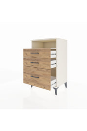Hyperion Komodin Tek Raflı 3 Çekmeceli 60x44x96 Aytaşı-Çam