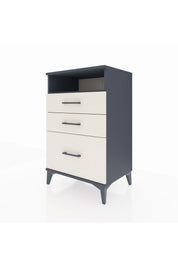 Hyperion Komodin Tek Raflı 3 Çekmeceli 60x44x96 Antrasit-Aytaşı