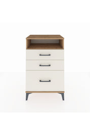 Hyperion Komodin Tek Raflı 3 Çekmeceli 60x44x96 Çam-Aytaşı