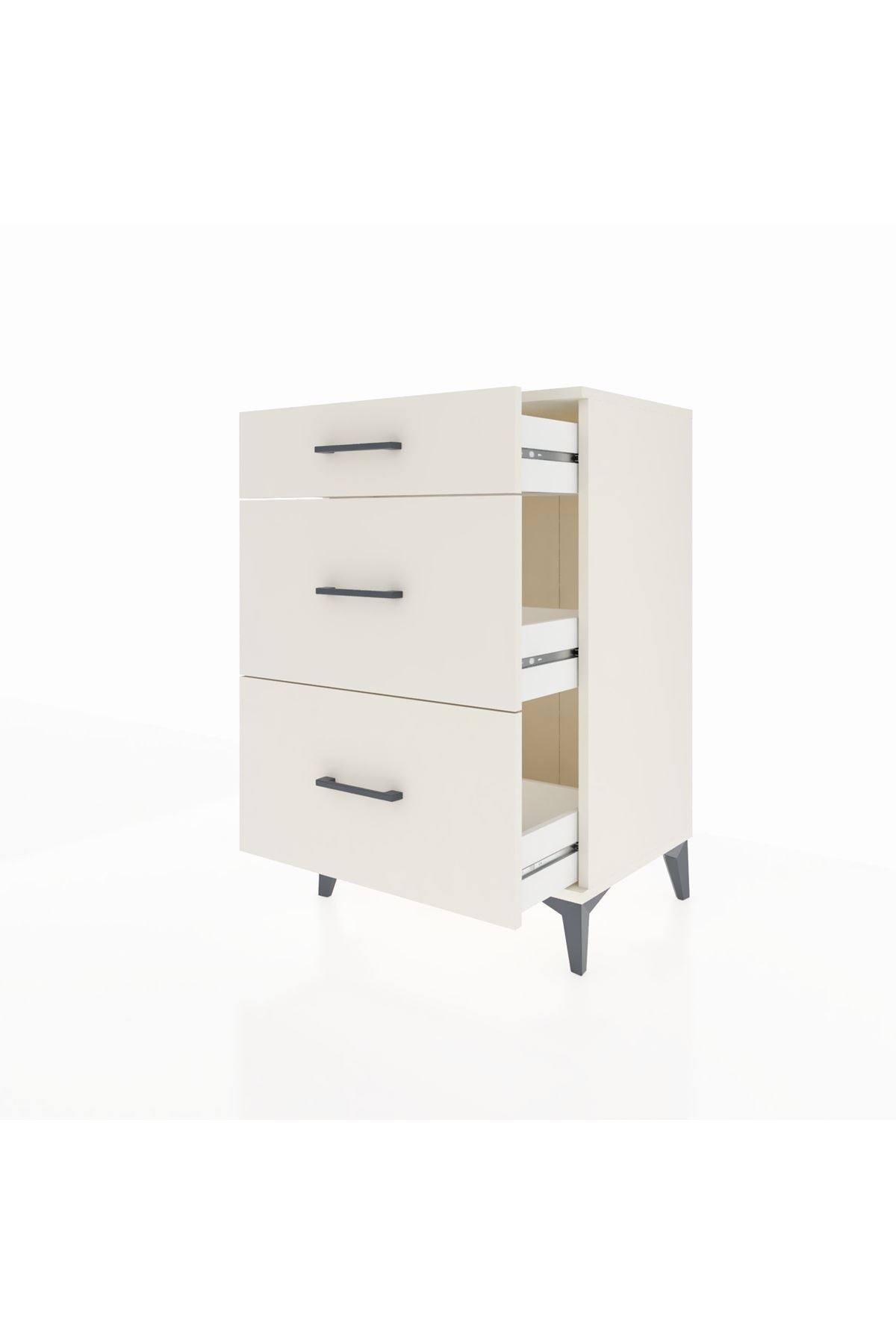 Hyperion Komodin 3 Çekmeceli 60x44x96 Aytaşı-Aytaşı