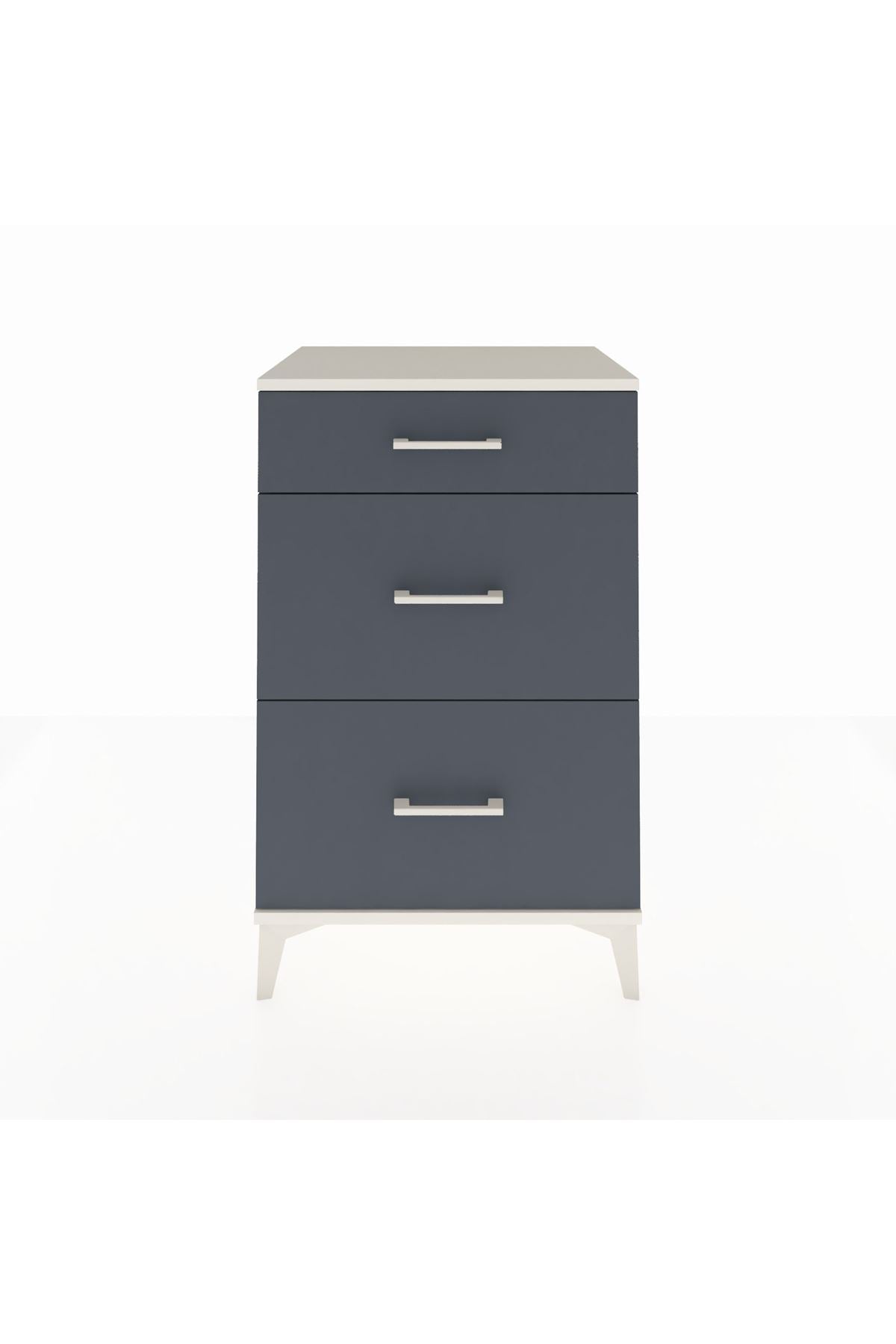 Hyperion Komodin 3 Çekmeceli 60x44x96 Aytaşı-Antrasit