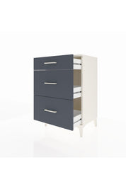 Hyperion Komodin 3 Çekmeceli 60x44x96 Aytaşı-Antrasit