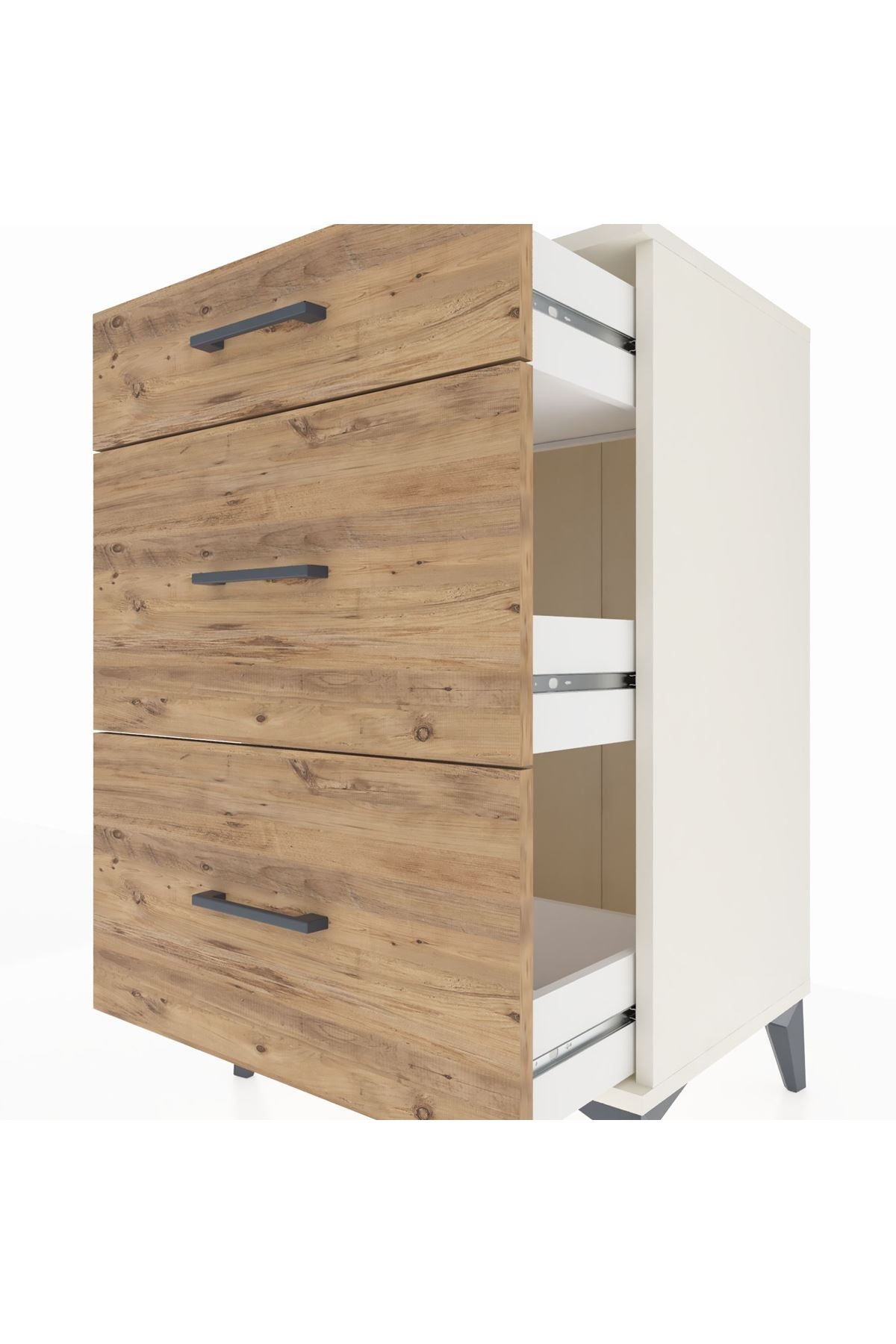 Hyperion Komodin 3 Çekmeceli 60x44x96 Aytaşı-Çam