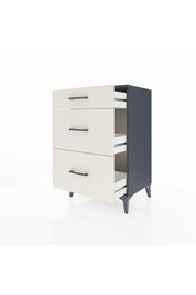 Hyperion Komodin 3 Çekmeceli 60x44x96 Antrasit-Aytaşı