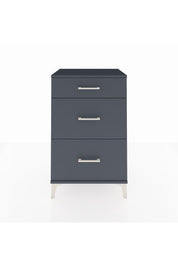 Hyperion Komodin 3 Çekmeceli 60x44x96 Antrasit-Antrasit