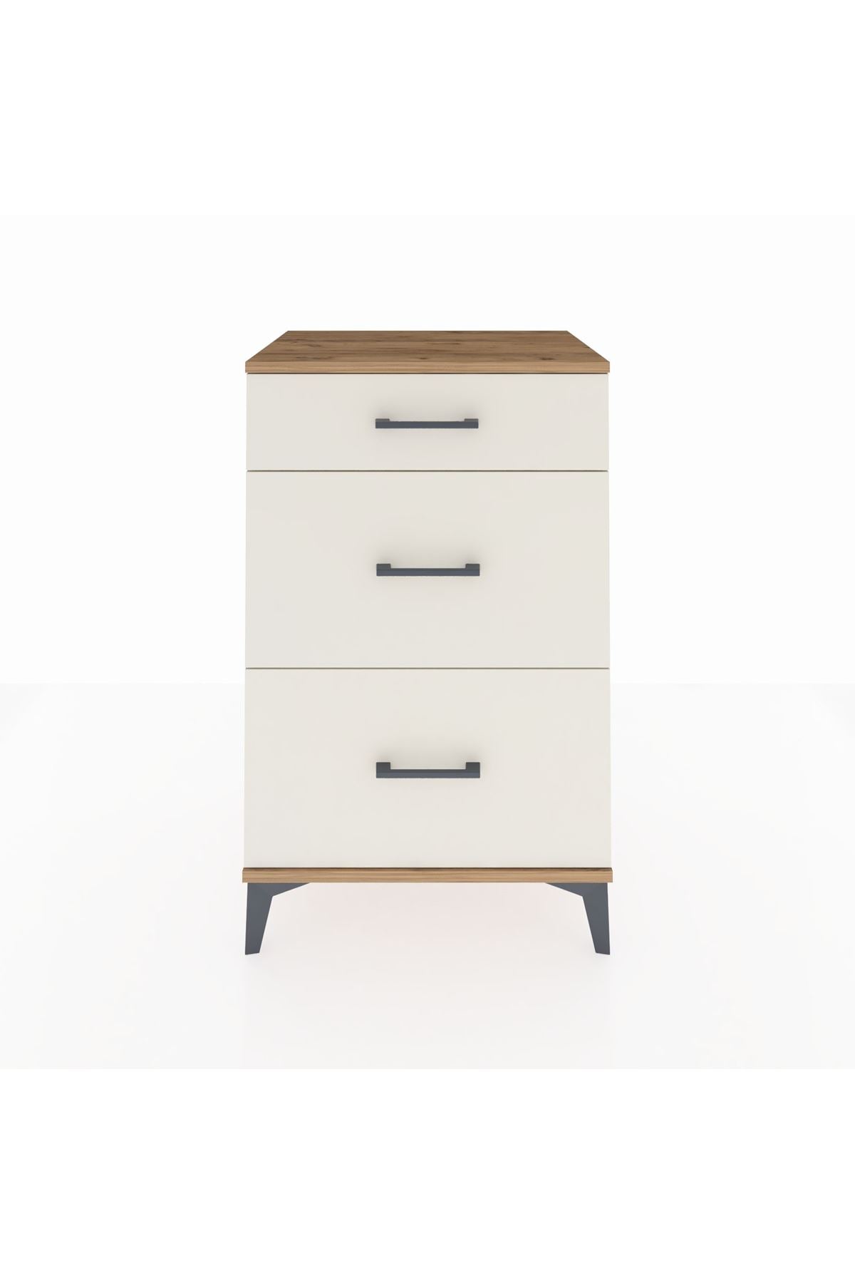 Hyperion Komodin 3 Çekmeceli 60x44x96 Çam-Aytaşı