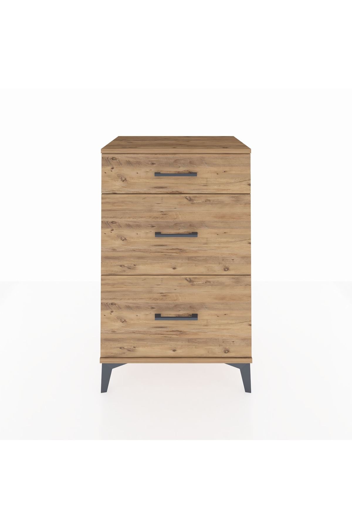 Hyperion Komodin 3 Çekmeceli 60x44x96 Çam-Çam