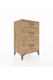 Hyperion Komodin 3 Çekmeceli 60x44x96 Çam-Çam