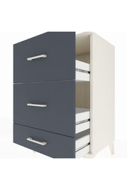 Hyperion Komodin 3 Çekmeceli 60x44x96 Aytaşı-Antrasit