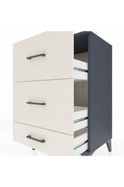 Hyperion Komodin 3 Çekmeceli 60x44x96 Antrasit-Aytaşı