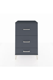 Hyperion Komodin 3 Çekmeceli 60x44x96 Antrasit-Antrasit