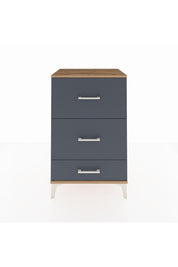 Hyperion Komodin 3 Çekmeceli 60x44x96 Çam-Antrasit