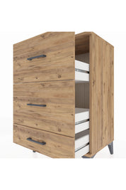 Hyperion Komodin 3 Çekmeceli 60x44x96 Çam-Çam