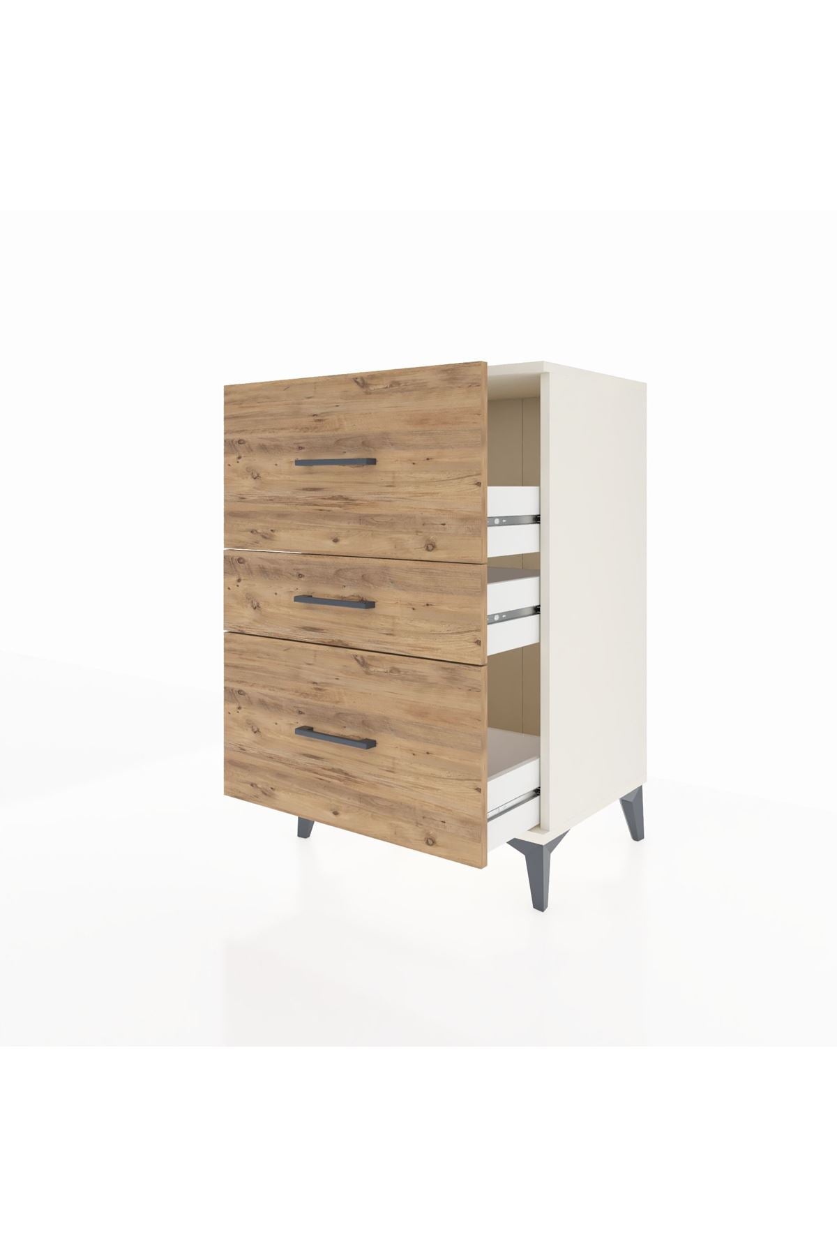 Hyperion Komodin 3 Çekmeceli 60x44x96 Aytaşı-Çam