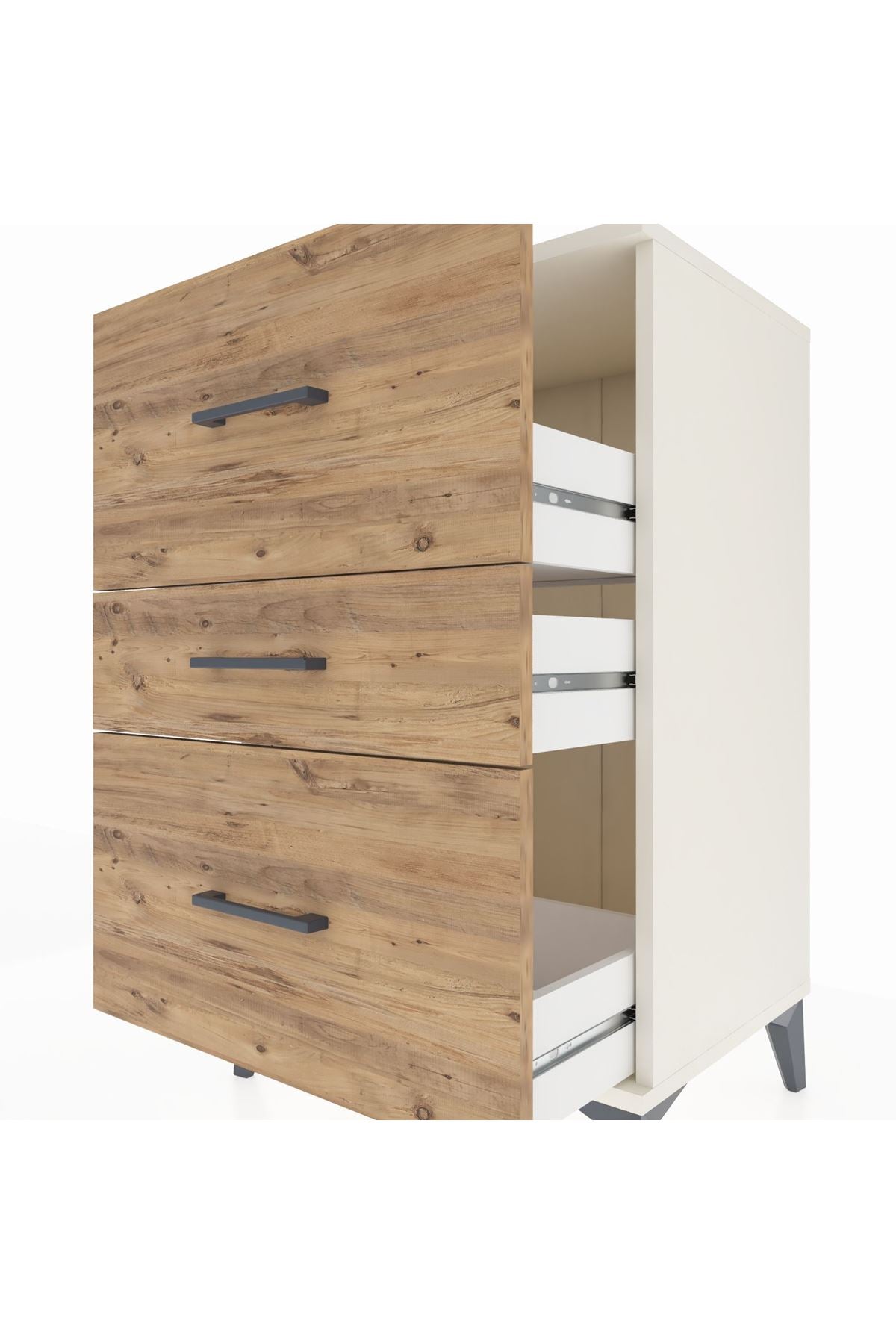 Hyperion Komodin 3 Çekmeceli 60x44x96 Aytaşı-Çam
