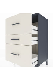 Hyperion Komodin 3 Çekmeceli 60x44x96 Antrasit-Aytaşı