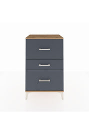 Hyperion Komodin 3 Çekmeceli 60x44x96 Çam-Antrasit