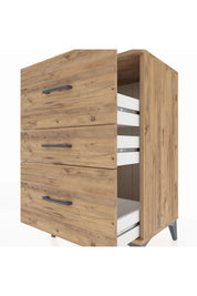 Hyperion Komodin 3 Çekmeceli 60x44x96 Çam-Çam