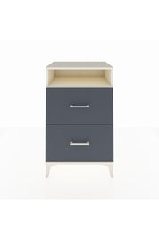 Hyperion Komodin Tek Raflı 2 Çekmeceli 60x44x96 Aytaşı-Antrasit