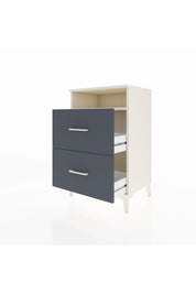 Hyperion Komodin Tek Raflı 2 Çekmeceli 60x44x96 Aytaşı-Antrasit