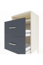 Hyperion Komodin Tek Raflı 2 Çekmeceli 60x44x96 Aytaşı-Antrasit