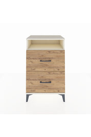 Hyperion Komodin Tek Raflı 2 Çekmeceli 60x44x96 Aytaşı-Çam