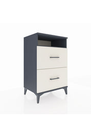 Hyperion Komodin Tek Raflı 2 Çekmeceli 60x44x96 Antrasit-Aytaşı