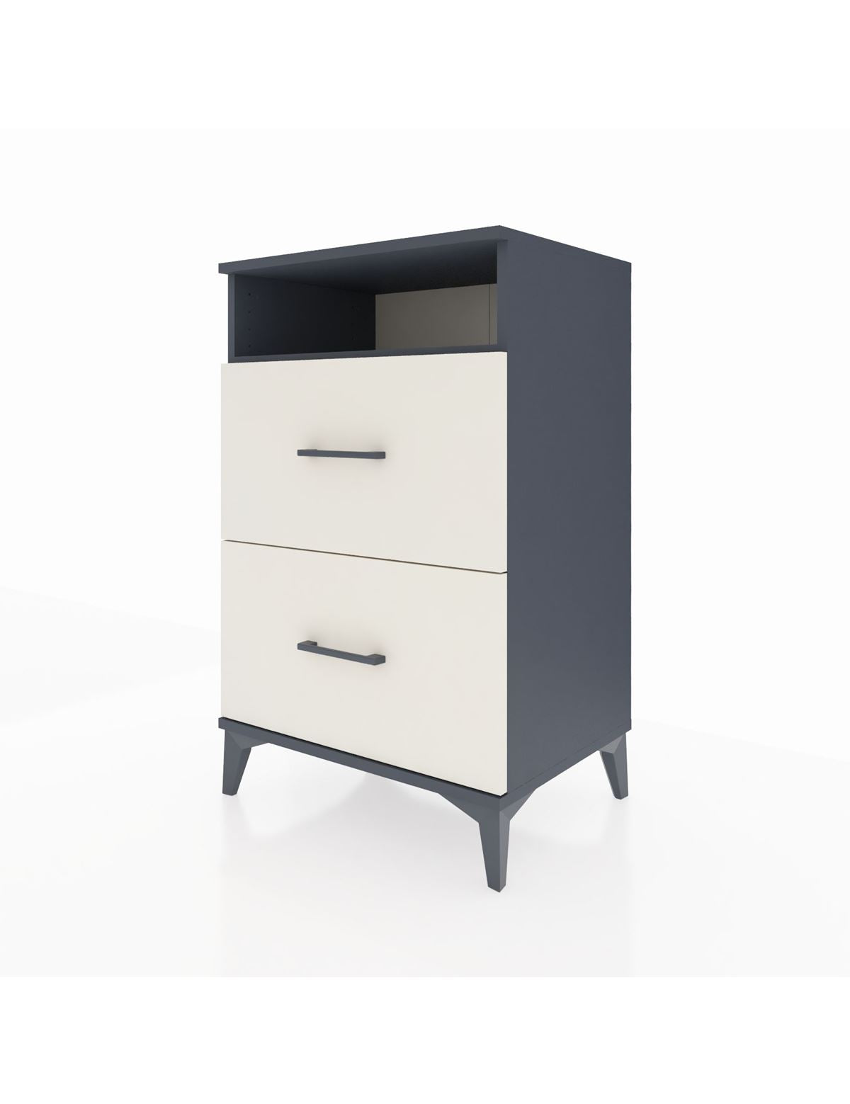 Hyperion Komodin Tek Raflı 2 Çekmeceli 60x44x96 - S47M014V4B