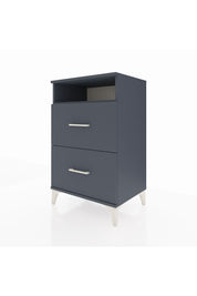 Hyperion Komodin Tek Raflı 2 Çekmeceli 60x44x96 Antrasit-Antrasit