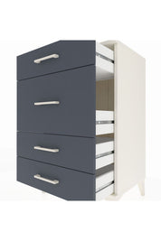 Hyperion Komodin 4 Çekmeceli 60x44x96 Aytaşı-Antrasit