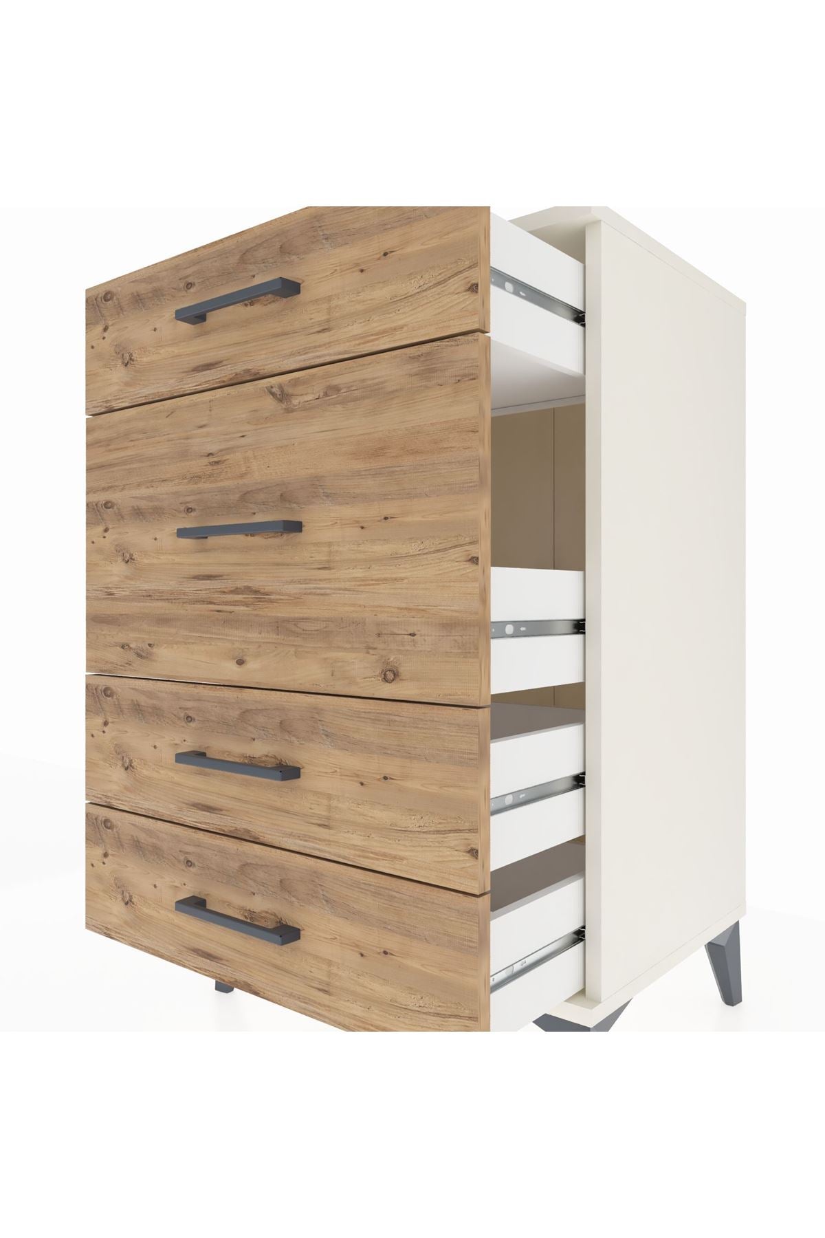 Hyperion Komodin 4 Çekmeceli 60x44x96 Aytaşı-Çam