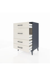 Hyperion Komodin 4 Çekmeceli 60x44x96 Antrasit-Aytaşı