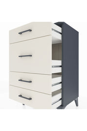 Hyperion Komodin 4 Çekmeceli 60x44x96 Antrasit-Aytaşı