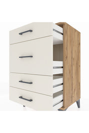 Hyperion Komodin 4 Çekmeceli 60x44x96 Çam-Aytaşı