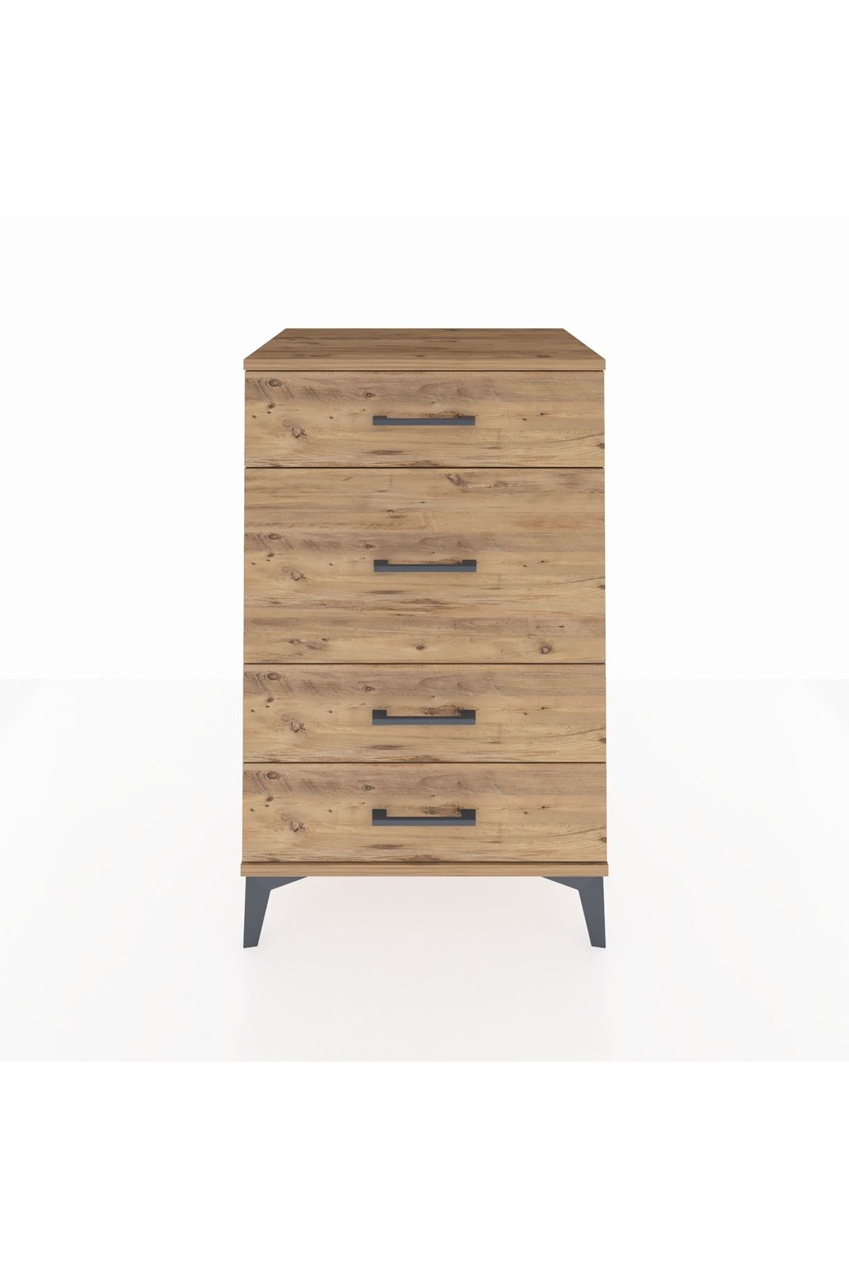 Hyperion Komodin 4 Çekmeceli 60x44x96 Çam-Çam