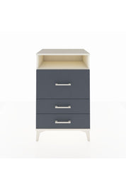 Hyperion Komodin Tek Raflı 3 Çekmeceli 60x44x96 Aytaşı-Antrasit